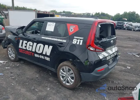 2020 Kia Soul Lx из США, поврежденный, VIN KNDJ23AUXL7082199